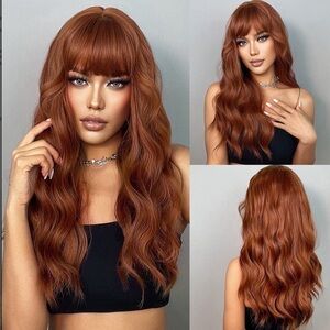 Elegant Auburn Women's Synthetic Wig